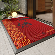 入户门地垫别墅大门口进门脚垫pvc免洗地毯耐脏防滑脚垫门垫