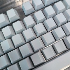 143 キーフルセットオリジナル高キーキャップ素材メカニカルキーボード 85% PBT 素材純白昇華キーキャップ要素
