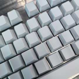 143键全套原厂高度键帽素材机械键盘85%PBT材质纯白热升华键帽素