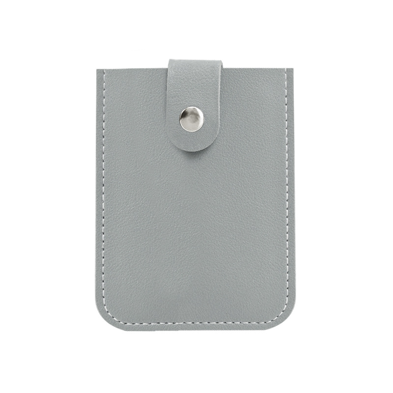 Tarjetero extraíble con guijarros transfronterizos para hombres y mujeres, tarjetero de cuero pequeño, ligero y compacto, fabricante de tarjetas con logotipo al por mayor