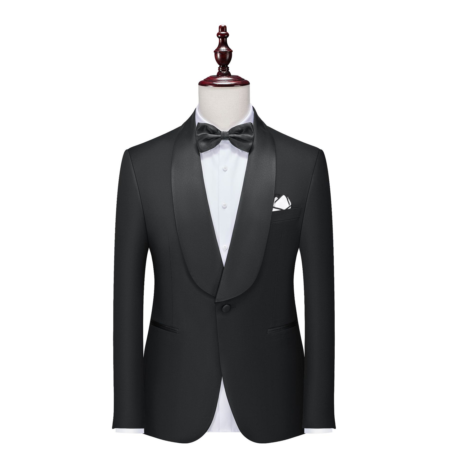 881 큰 과일 칼라 블랙 (재킷 나비 넥타이 마음)