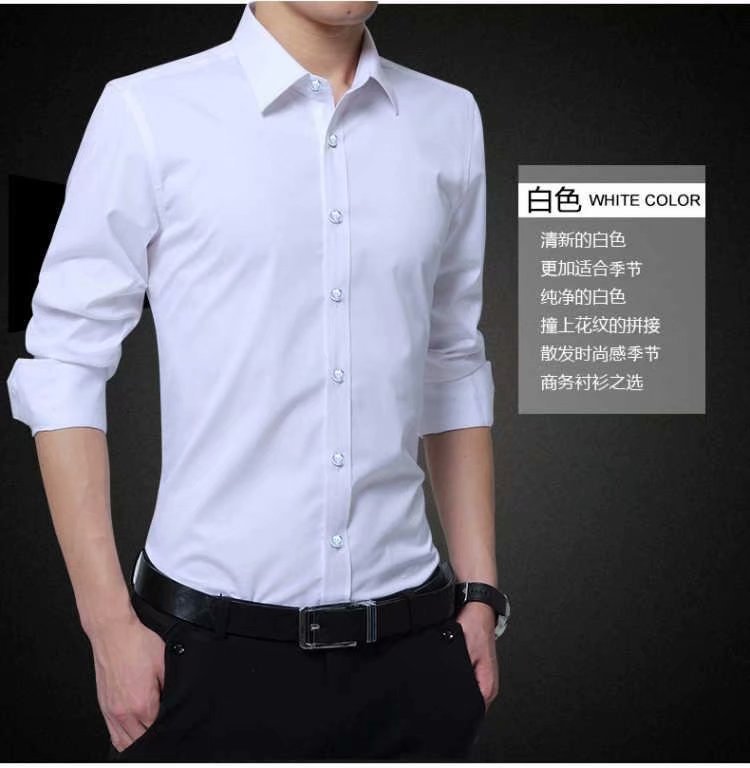 long sleeve shirt white
