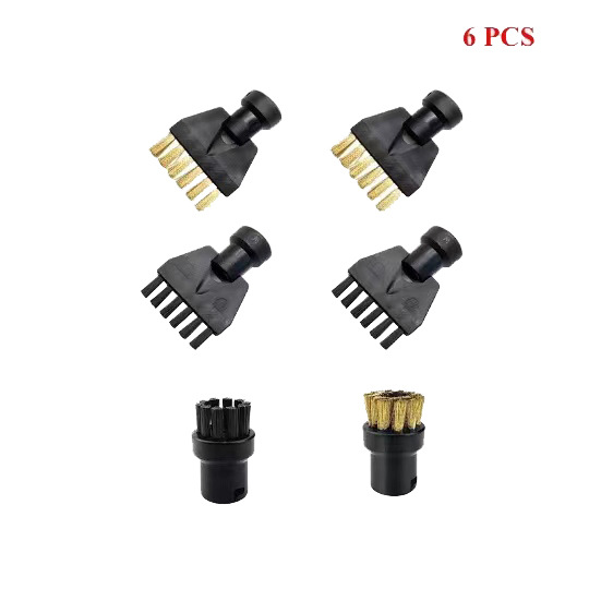 Adecuado para accesorios de vapor Karcher Kach, trapo, trapo, accesorios de vapor Karcher, cepillo redondo pequeño, cepillo de cobre