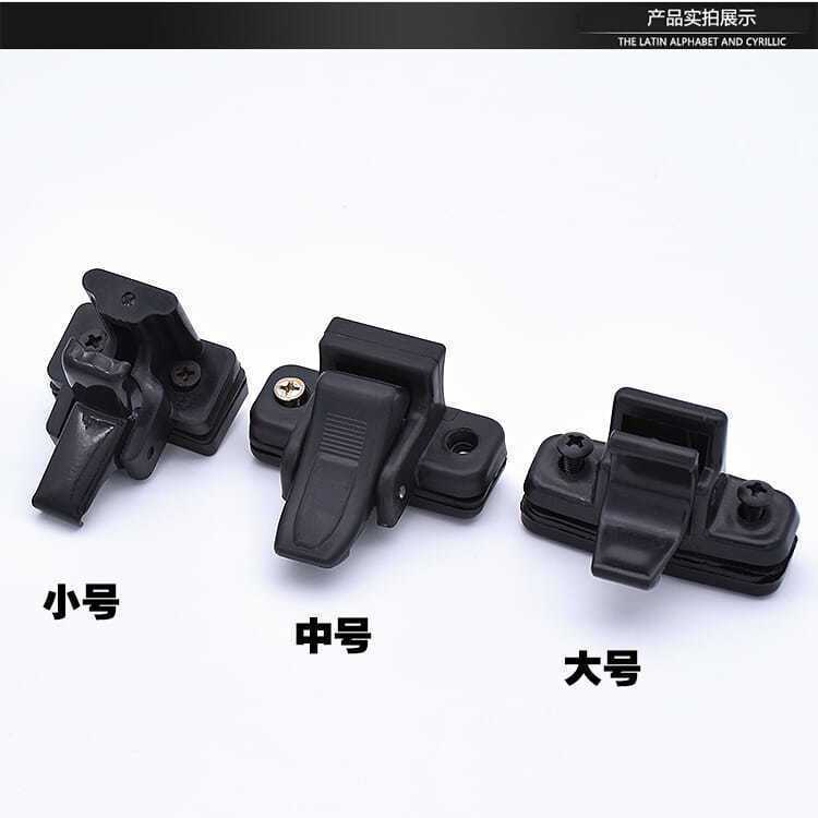 Coche eléctrico hebilla de vidrio triciclo clip de vidrio cobertizo completo medio dosel coche cerrado vehículo de cuatro ruedas ventana cerradura de vidrio