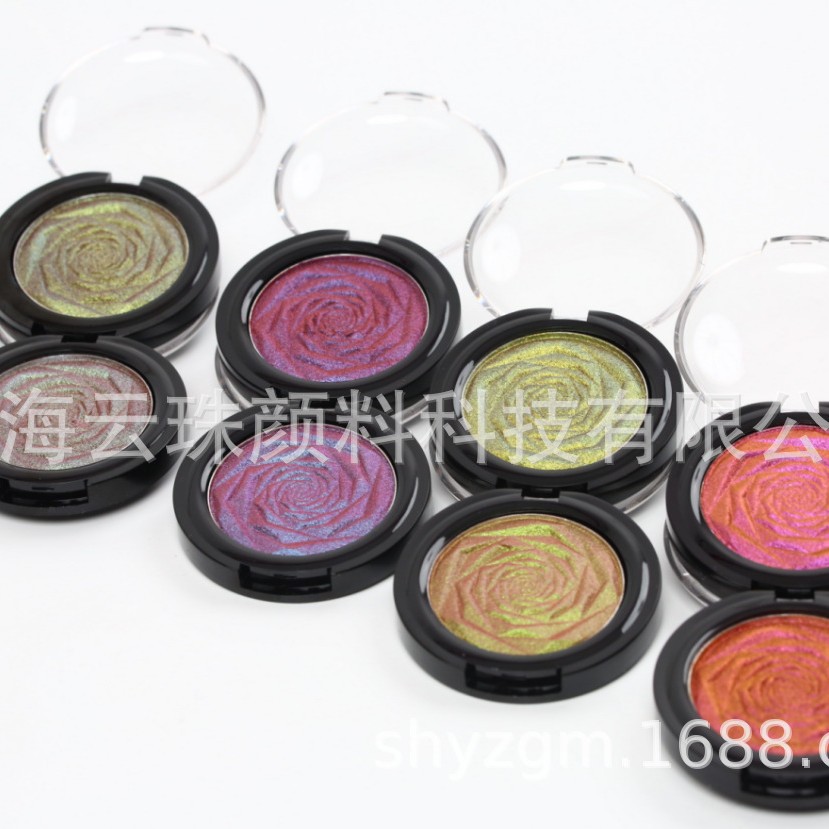 云珠跨境美甲粉炫彩混搭渐变眼影彩色变色龙粉5g装渐变幻彩闪粉