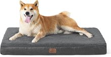 亚马逊大型宠物垫 宠物床带可拆卸可清洗盖，蛋箱泡沫宠物床垫