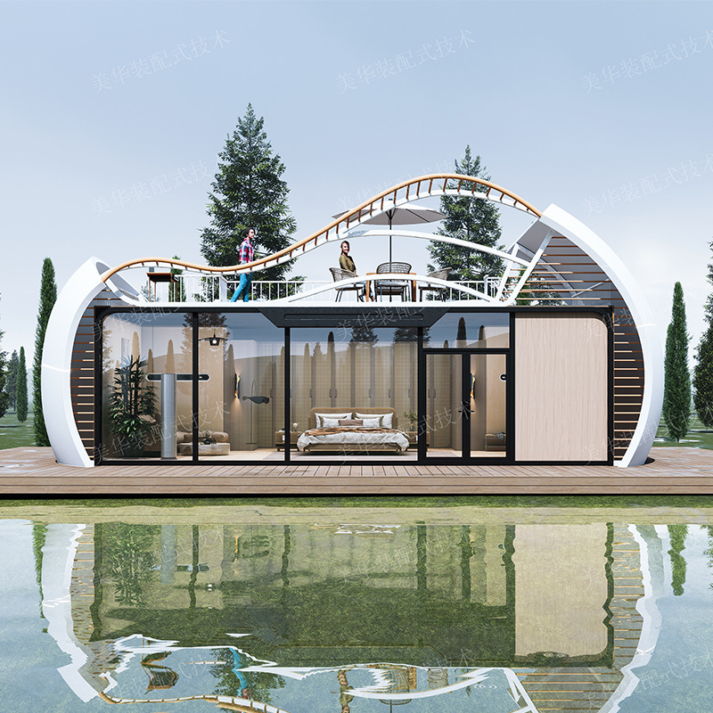 Nueva carpa de pantalla de estrella roja de Internet Vacaciones al aire libre estilo de campamento pastoral asiento de tarjeta cuadrado habitación privada olla caliente restaurante de barbacoa