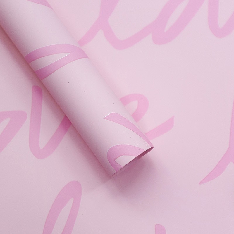 Fábrica al por mayor nuevo vino coreano rojo flor-envuelto espesado impermeable Yuyin ramo de flores de papel de embalaje