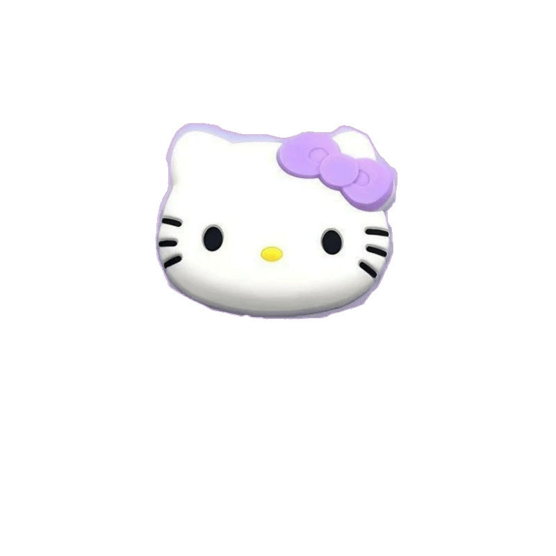 Hello Kitty, невидимые мультяшные стильные очки,双 портативное банка для хранения, зеркало, пинцет