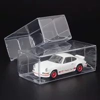 Пластиковая прозрачная пластиковая коробка игрушка автомобиль ПВХ прозрачная коробка hot wheel колесо ПВХ прозрачная упаковочная коробка