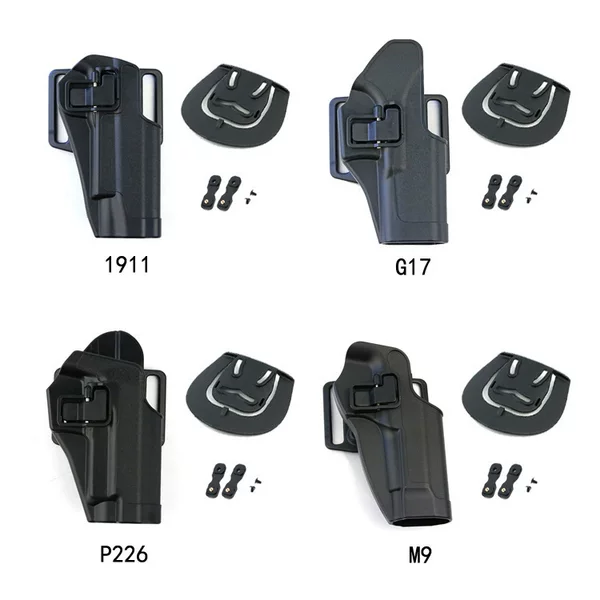 Tactical Pistol Holster G17 1911 M92 P226 Usp Sig Holster Waist Hanging Quick Draw Holster Glock Waist Holster