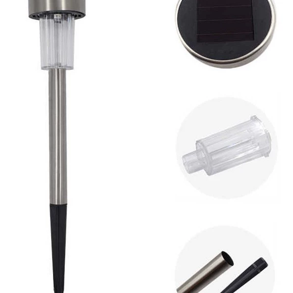 Производитель поставляет солнечные светодиодные светильники из нержавеющей стали с малыми трубчатыми лампами, оптом с завода в Нинбо.