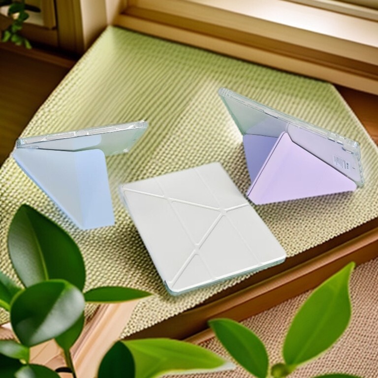 Magnetic Air11.5/Pad11.5/11.5S Size Pure Color High-Transparency Tablet Protective Case Foldableing Magnetic Suction