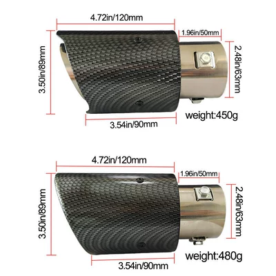 Car Modified Luminous Water Transfer Exhaust pipe