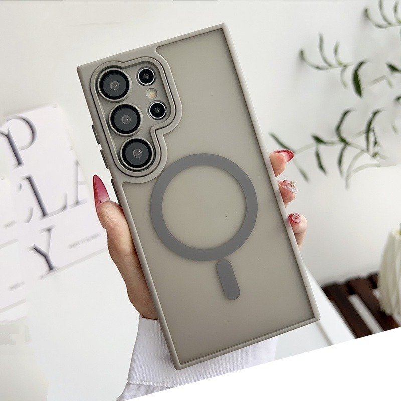 适用三星A56磁吸手机壳GalaxyA55 5G肤感A16磨砂S25防摔A36保护套|undefined