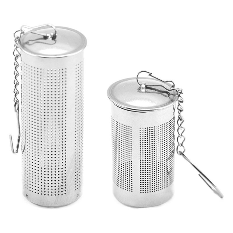 Venta al por mayor de acero inoxidable 304 Bola de té herramienta de filtro de té fabricante de té sabor tesoro estofado bola sopa condimento bola