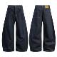 Mint Cat 2025 Spring New Real Shot American Retro Heavy Industry Simple Loose Wash Scimitar Jeans