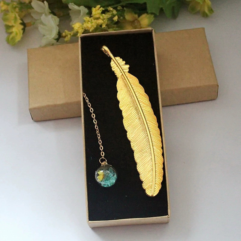 황금 깃털 블루 다이아몬드 노란 꽃 구슬