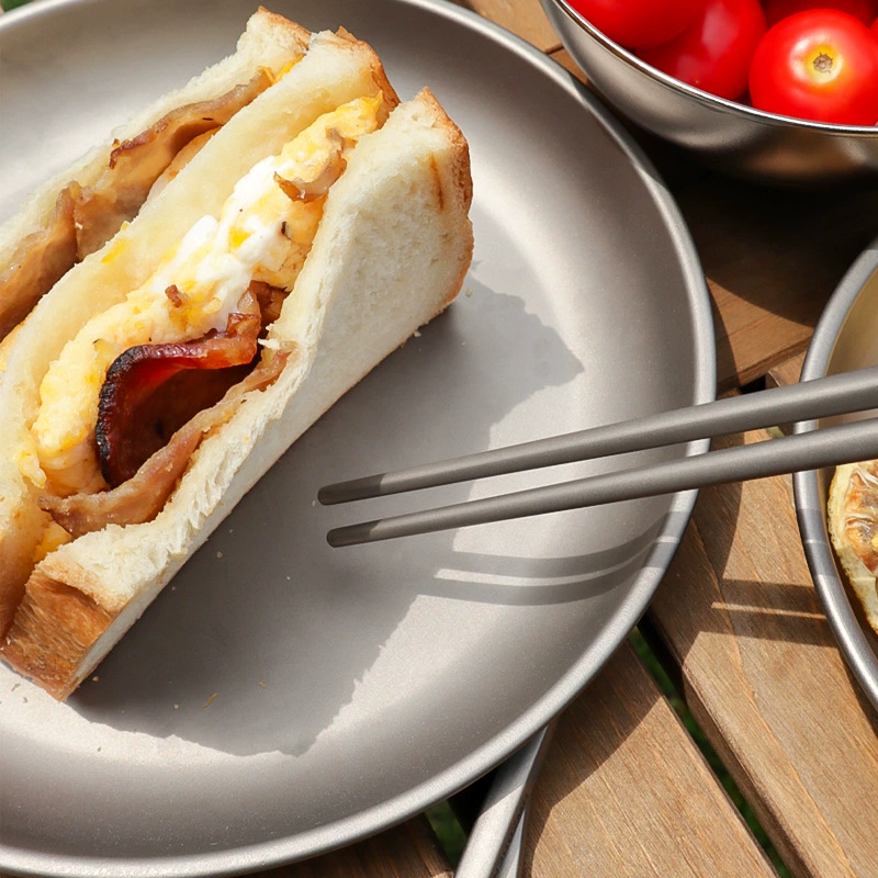 Classic travel ultra light handheld tableware for camping, chopsticks