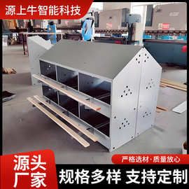 双层产蛋箱养鸡设备 养鸡场多穴产蛋箱人工产蛋箱鸡用产蛋箱兽用
