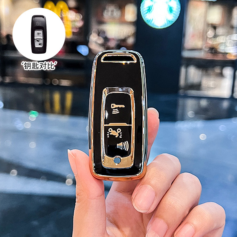 [A타입] 골드 엣지 블랙 싱글백