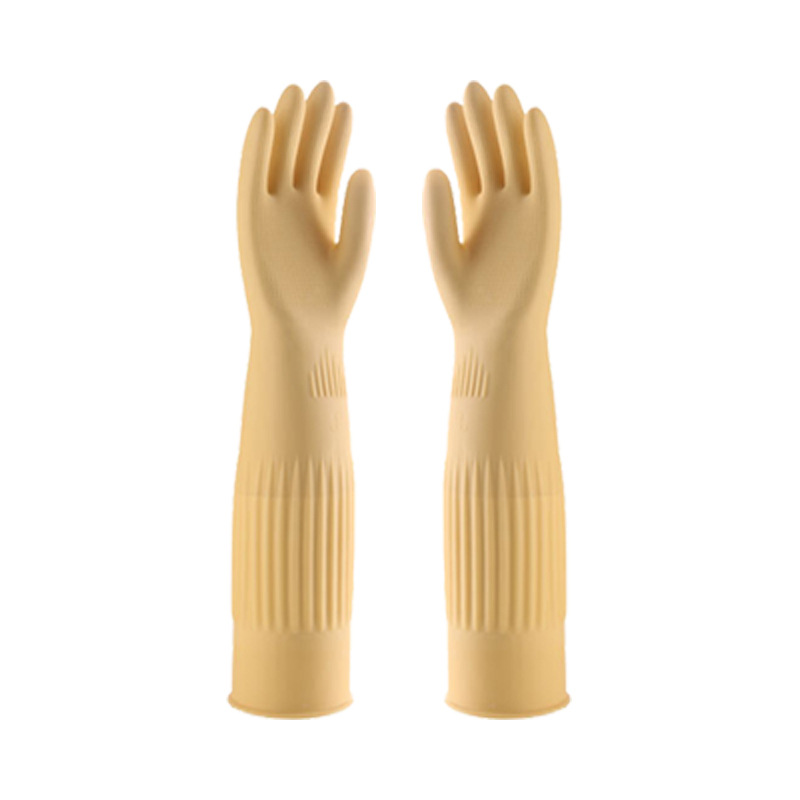 加长本色牛筋手套