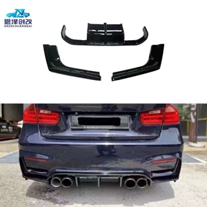 BMW 3 Seriyası F30 M3-ə modifikasiya edilmiş işıqlı/işıqsız arxa diffuzor