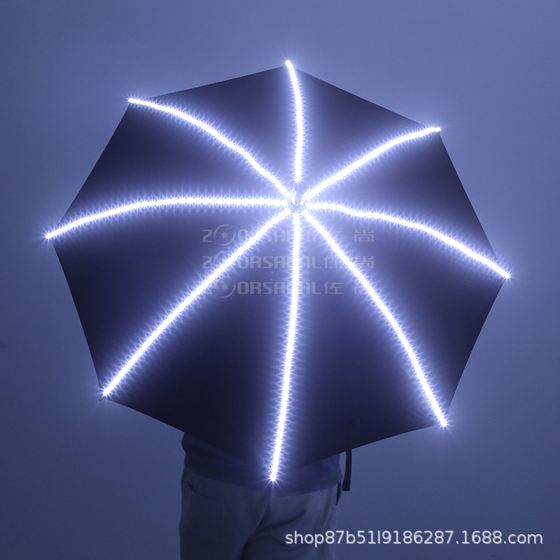 Zuoshang luminoso paraguas bar discoteca KTV rendimiento atmósfera apoyos actividad rendimiento fiesta de baile TikTok mismo estilo