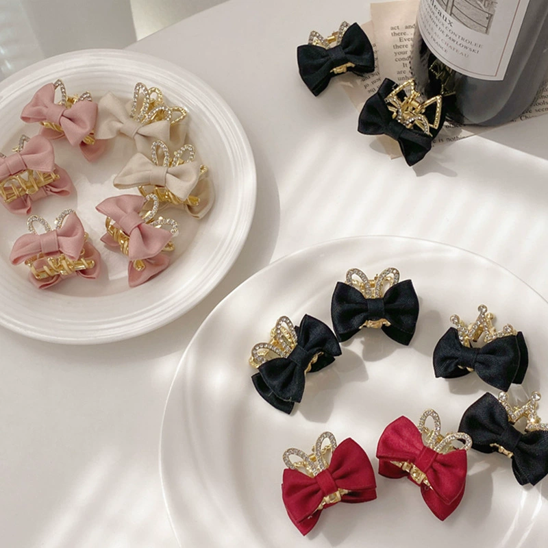 Children's cute three dimensional hairgrip with bow, crab pin, hair accessory, hairpins