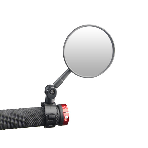 360-degree bicycle rearview mirror, wide-angle convex mirror, bicycle reflector, mountain bike rearview mirror silicone handle