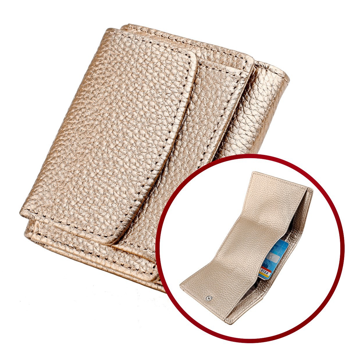 3001(샴페인 컬러) 내부와 외부 모두 수입 1층 소가죽으로 제작되었습니다.