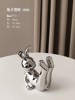 Beihamei Light luxurious backbone back rabbit ceramics wine rack soft furnishing home strictly selected decoration cross -border heat mining of one generation