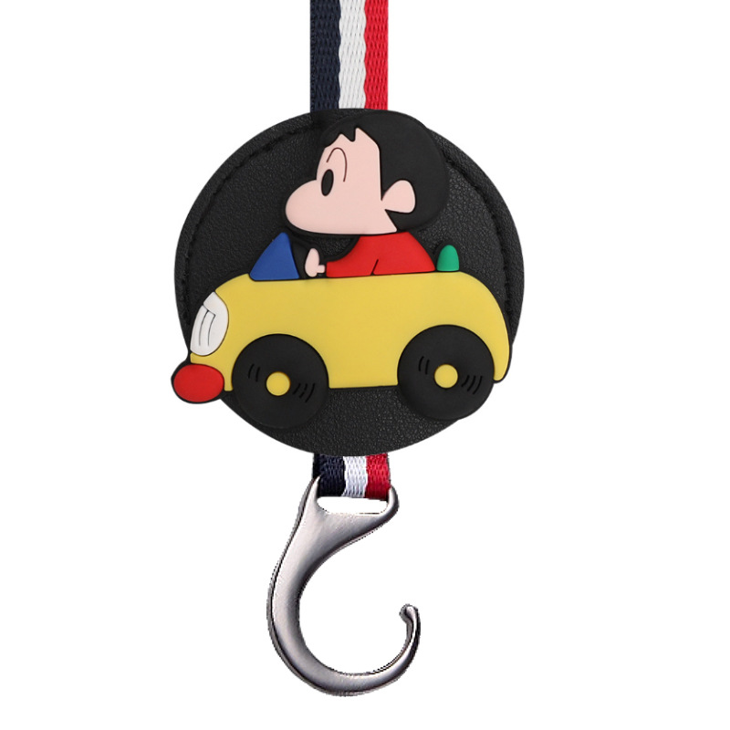 Gancho de coche, respaldo del asiento trasero del coche, gancho pequeño oculto multifuncional, accesorios de coche lindo de dibujos animados