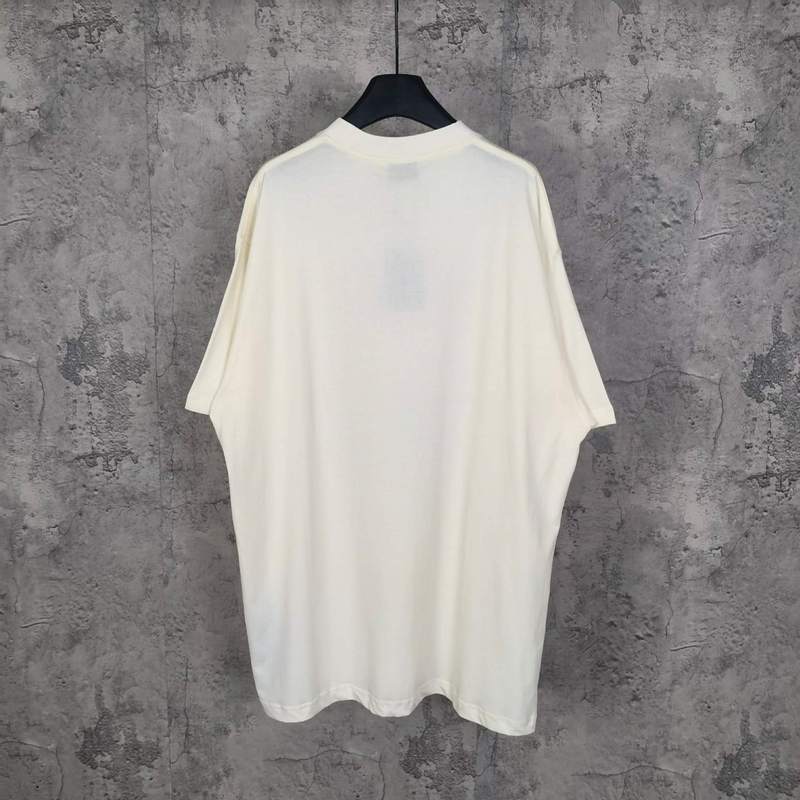 Ceiling Poisoner オリジナル パリ B エンジェルシティ ロサンゼルス 夜景 直噴プリント ラウンドネック 半袖 Tシャツ|undefined