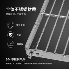 戶外便攜摺疊燒烤架 野營野餐不鏽鋼爐頭支架 套鍋架子燒烤網