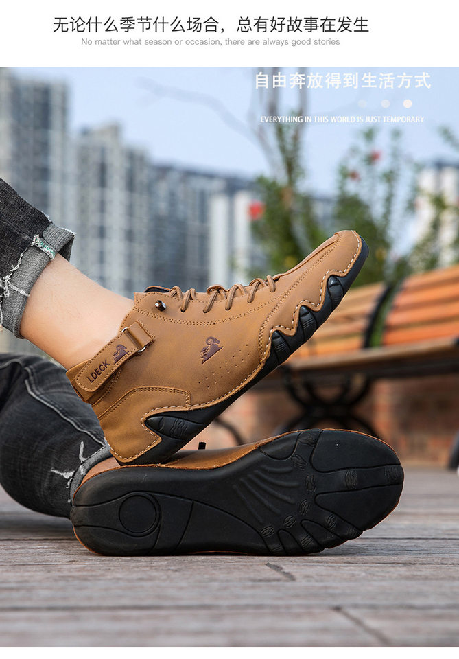 Bốt Martin nam cổ cao dáng bạch tuộc, giày bốt ngắn da lộn gót bằng — C8008 kaki, C8008 màu xám, C8008 màu đen, F8008 màu hồng chi tiết 25
