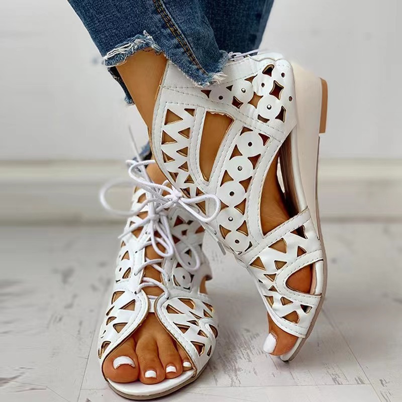 Women's Roman Style Solid Color Open Toe Roman Sandals display picture 10