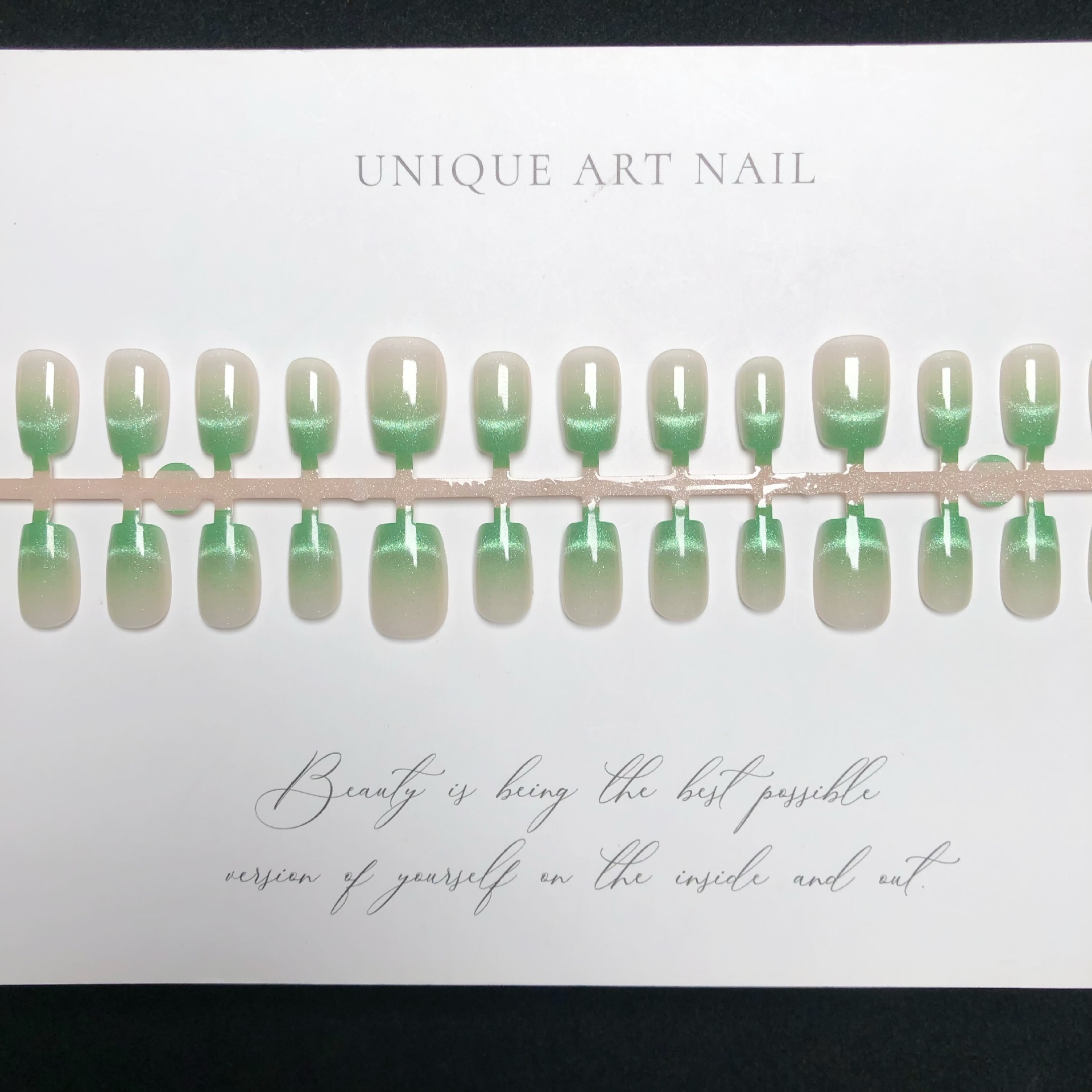 WY547 아이스 그린 프렌치 스타일: 베어 스트립 30개 [XS/S/M]