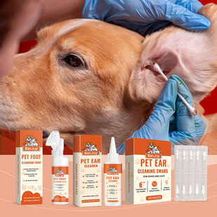 Eeljoy Pet Ear Cleaning Series Gentle Cleaning of Cat and Dog Feet and Ears, Ear Wax and Paw Pad Deodorization