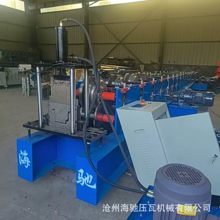 海驰机械高质量数控大棚天沟水槽设备 全自动水槽成型机 异型水槽