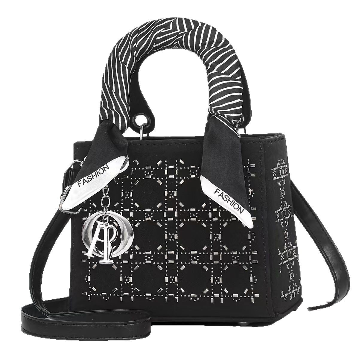 Versión coreana de todo fósforo bolso cuadrado pequeño bolso femenino comercio exterior 2025 fabricante de verano nuevo bolso de mensajero de un solo hombro Xia Tiandi image 6