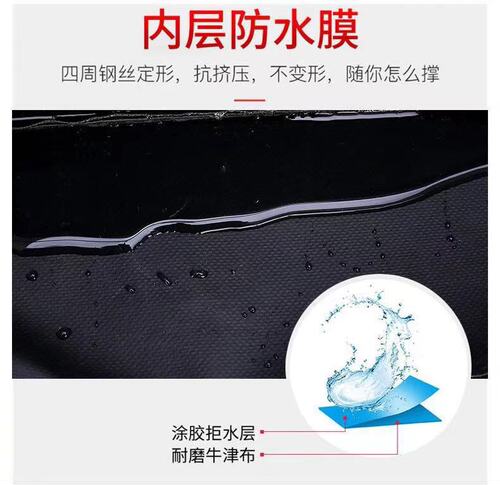 Fishing gear bag, pole bag, fishing bag, big belly sea rod bag, 1.2 meters, 1.25 meters, 1.30 meters, double layer, three layer fishing gear bag