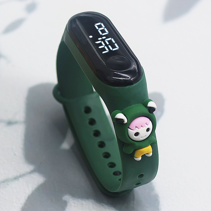Nuevo reloj de muñeca de dibujos animados M3LED creativo tabla de regalo para niños estudiantes natación reloj impermeable sólo para ver el tiempo