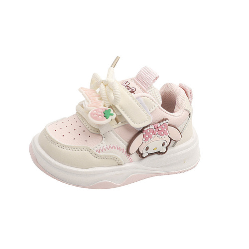 Spring and autumn new style girls 'sneaker girls' cute Kuromi single-layer shoes children's casual shoes, non-slip soft soles