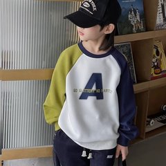 兒童衛衣春秋裝薄款2023新款男童長袖上衣休閒春款小童寶寶打底衫