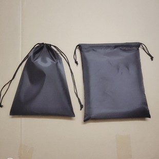 Bundle pocket black 210D polyester rope bag solid color blank closing drawstring bag spot product packaging bag