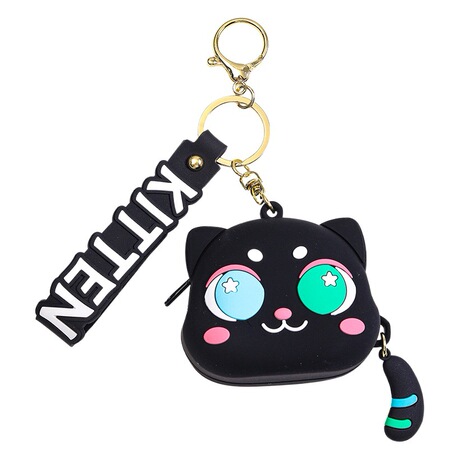 Sanrio Keychains Silicone Coin Purse Keychain, Cute Backpack Pendant, Coin and E