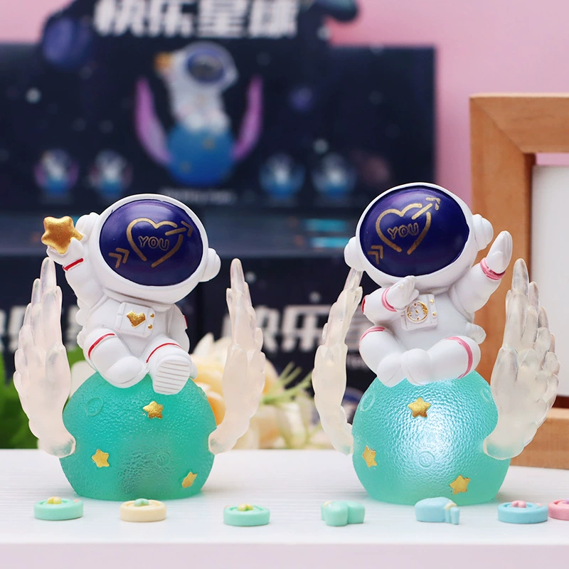 Счастливая планета ночной свет слепой коробки мультфильм светящийся настольный Dream Chaser настольные украшения в подарки для детей и учащихся