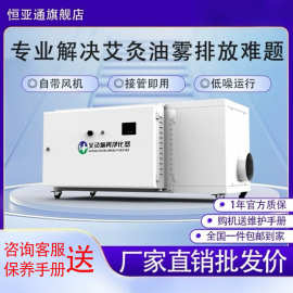 商用养生馆艾灸烟雾净化器移动式抽吸烟机艾灸排烟机系统除烟仪器
