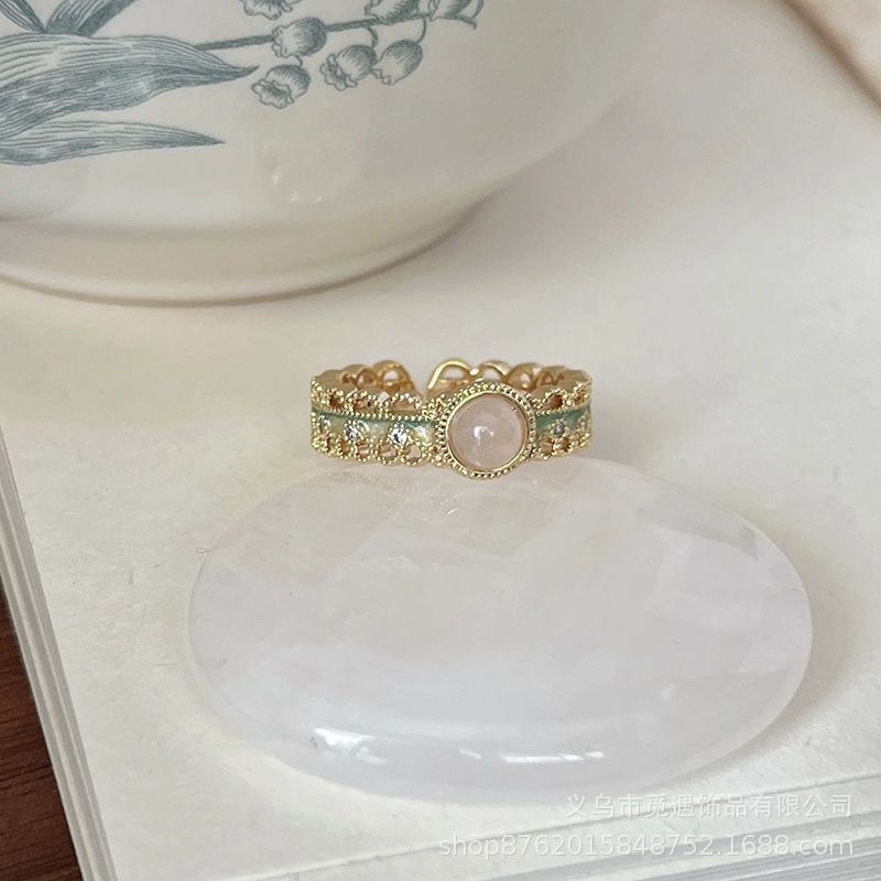 [다이유 핑크 크리스탈 그라데이션 그린 스타일]
